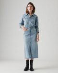 The Levi's® Womens Western Denim Midi Dress in Feeling This