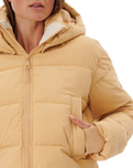 The Rip Curl Womens Anti Series Tidal Jacket in Sand