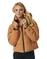 The Rip Curl Womens Anti-Series Tidal Jacket in Light Brown