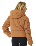 The Rip Curl Womens Anti-Series Tidal Jacket in Light Brown