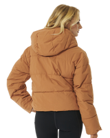 The Rip Curl Womens Anti-Series Tidal Jacket in Light Brown