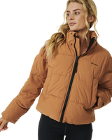 The Rip Curl Womens Anti-Series Tidal Jacket in Light Brown