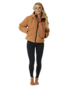 The Rip Curl Womens Anti-Series Tidal Jacket in Light Brown