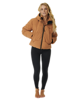 The Rip Curl Womens Anti-Series Tidal Jacket in Light Brown