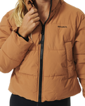 The Rip Curl Womens Anti-Series Tidal Jacket in Light Brown