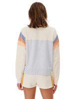 The Rip Curl Womens Melting Sweatshirt in Off White