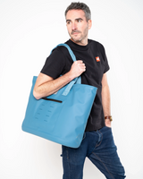 The Red Paddle Waterproof Tote in Storm Blue