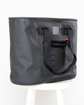 The Red Paddle Waterproof Tote in Obsidian Black