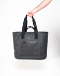 The Red Paddle Waterproof Tote in Obsidian Black