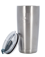 The Red Paddle Insulated Travel Cup in Silver