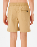 The Rip Curl Boys Boys Epic Volley Shorts in Khaki