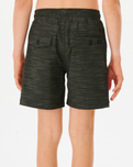 The Rip Curl Boys Boys Boardwalk Jackson Volley Shorts in Black