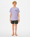 The Rip Curl Boys Boys Boardwalk Jackson Volley Shorts in Black