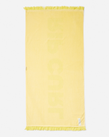 The Rip Curl Premium Surf Towel in Bright Yellow