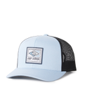 The Rip Curl Mens Custom Curve Trucker Cap in Dusty Blue