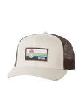 The Rip Curl Mens Custom Curve Trucker Cap in Vintage White