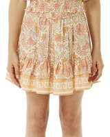 The Rip Curl Girls Girls Hidden Tropic Skirt in Lemon Ice