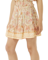 The Rip Curl Girls Girls Hidden Tropic Skirt in Lemon Ice