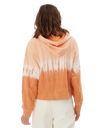 The Rip Curl Womens Tie Dye Hoodie in Peach