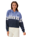 The Rip Curl Womens Tie Dye Hoodie in Blue