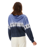 The Rip Curl Womens Tie Dye Hoodie in Blue