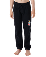 The Rip Curl Boys Icons Of Surf Joggers in Black | Available at Anns Cottage