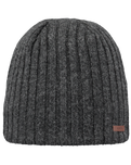 The Barts Mens Haakon Beanie in Charcoal