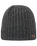 The Barts Mens Haakon Beanie in Charcoal