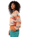 The Rip Curl Womens Zuma Aztec Jumper in Multi Colour