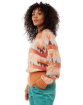 The Rip Curl Womens Zuma Aztec Jumper in Multi Colour