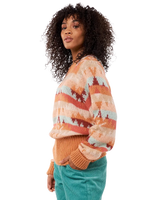 The Rip Curl Womens Zuma Aztec Jumper in Multi Colour