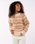 The Rip Curl Womens Zuma Aztec Jumper in Light Peach