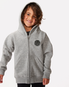 The Rip Curl Boys Boys Wetsuit Icon Zip Thru Hoodie in Grey Marle