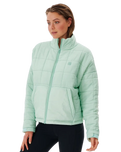 The Rip Curl Womens Anti-Series Anotea Pack Jacket in Mint