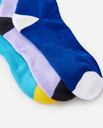 The Rip Curl Mens Retro Socks (3 Pack) in Multi