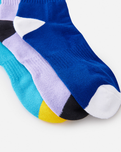 The Rip Curl Mens Retro Socks (3 Pack) in Multi