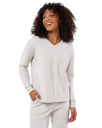 The Rip Curl Womens New Soft Rib Sweatshirt in Ecru Marle