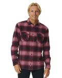 The Rip Curl Mens Count Shirt in Mauve