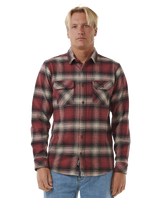 The Rip Curl Mens Count Flannel Shirt in Apple Butter