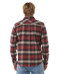 The Rip Curl Mens Count Flannel Shirt in Apple Butter