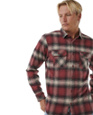 The Rip Curl Mens Count Flannel Shirt in Apple Butter