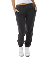 The Rip Curl Womens Varsity Joggers in Washed Black