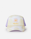 The Rip Curl Girls Girls Crystal Cove Trucker Cap in Yellow