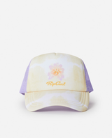 The Rip Curl Girls Girls Crystal Cove Trucker Cap in Yellow