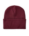 The Rip Curl Womens Premium Surf Tall Beanie in Dark Red