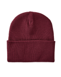 The Rip Curl Womens Premium Surf Tall Beanie in Dark Red