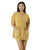 The Rip Curl Womens Premium Linen Dress in Gold