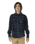 The Rip Curl Boys Boys Party Shirt in Dark Navy