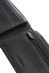 The Rip Curl Mens Ridge All Day Wallet in Black & Grey