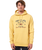 The Rip Curl Mens Radiate Fleece Hoodie in Yellow Daze